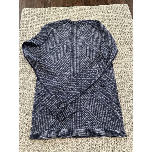 Lululemon Rest Less Pullover In Heathered Cadet Blue Size 8 - Picture 6 of 8